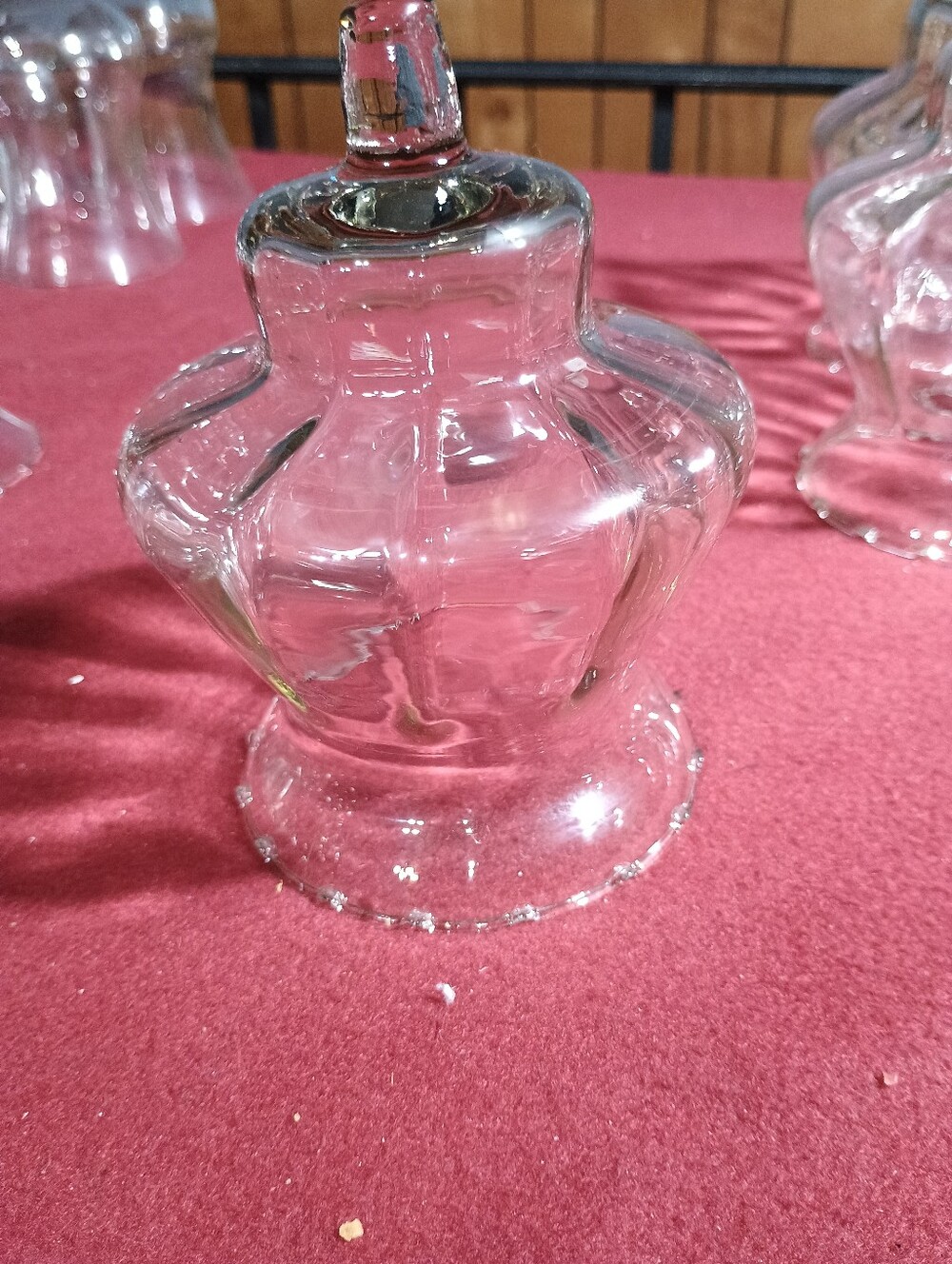 Set of 6 Vintage Homco Country Shade Candle Holder, Pegs, Votive Globe 5 inches - Picture 8 of 8